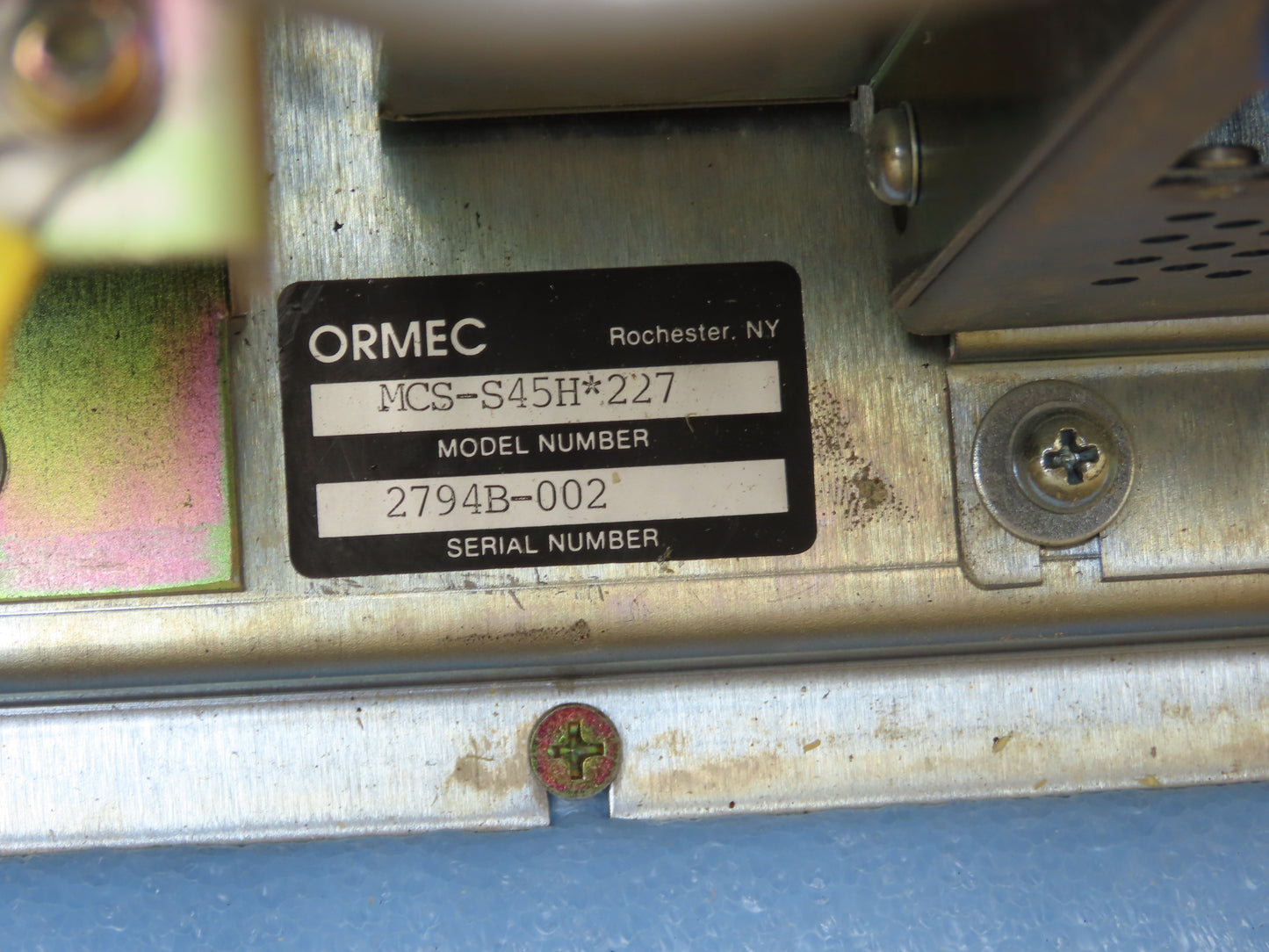 Ormec MCS-S45H*227 AC Servo Motor Drive Controller Helical Chopper