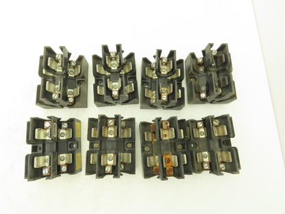 Bussmann JP60030-3CORA Pyramid /Open Style Fuse Block 600V-30A 3 Pole Lot of 8