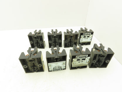 Bussmann JP60030-3CORA Pyramid /Open Style Fuse Block 600V-30A 3 Pole Lot of 8