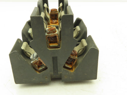 Bussmann JP60030-3CORA Pyramid /Open Style Fuse Block 600V-30A 3 Pole Lot of 8