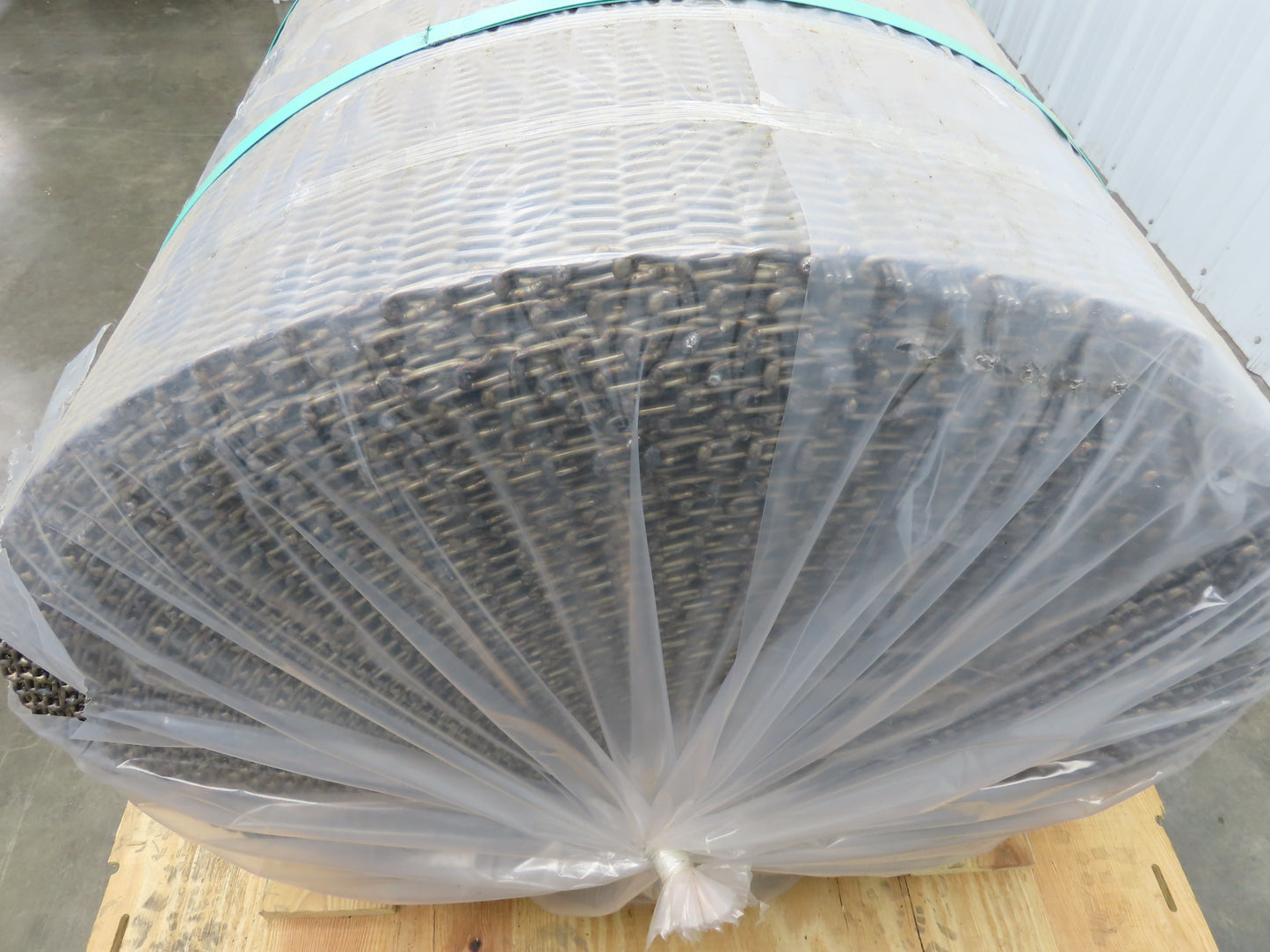 Cambridge T314-24 FBFS Stainless Wire Mesh Furnace Flat Conveyor Belt 24"x 150'