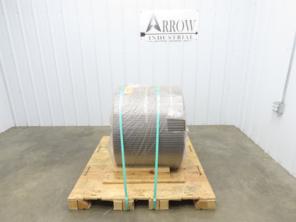 Cambridge T314-24 FBFS Stainless Wire Mesh Furnace Flat Conveyor Belt 24"x 150'