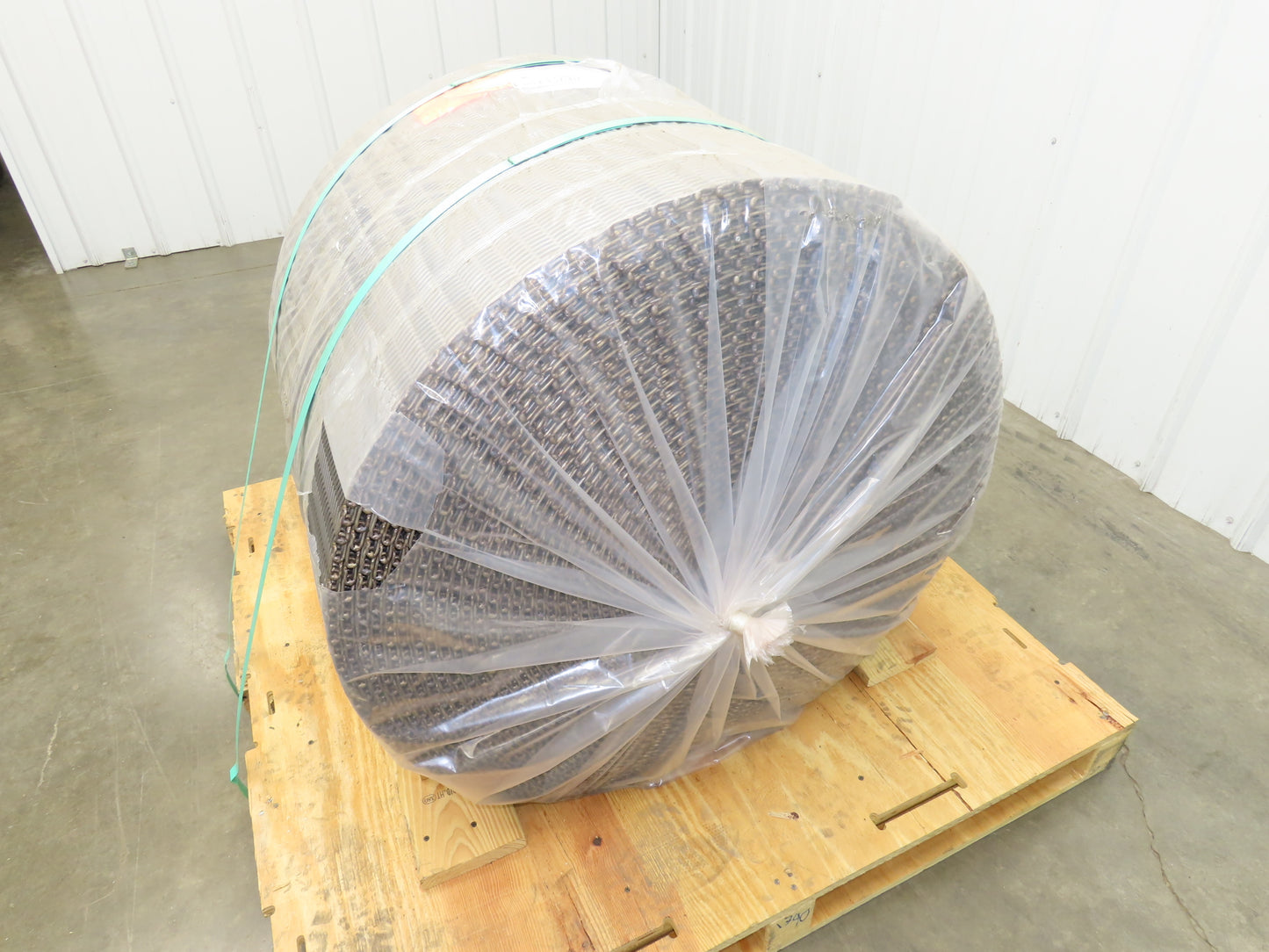 Cambridge T314-24 FBFS Stainless Wire Mesh Furnace Flat Conveyor Belt 24"x 150'