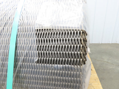 Cambridge T314-24 FBFS Stainless Wire Mesh Furnace Flat Conveyor Belt 24"x 150'