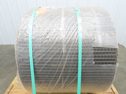 Cambridge T314-24 FBFS Stainless Wire Mesh Furnace Flat Conveyor Belt 24"x 150'