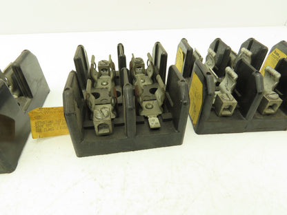 Bussmann J60030-2CR Fuse Block Panel Mount Class J 2 Pole 30A 600V Lot of 9