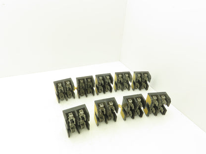 Bussmann J60030-2CR Fuse Block Panel Mount Class J 2 Pole 30A 600V Lot of 9
