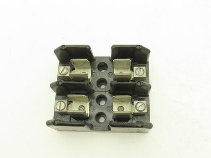 Bussmann J60030-2CR Fuse Block Panel Mount Class J 2 Pole 30A 600V Lot of 9