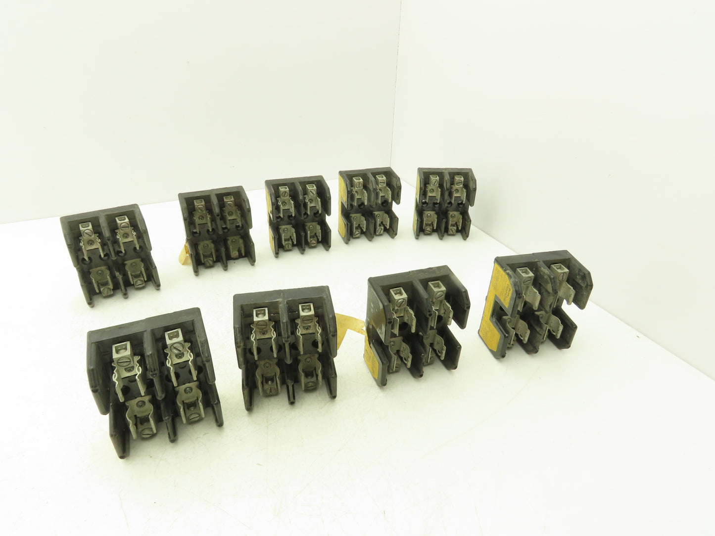 Bussmann J60030-2CR Fuse Block Panel Mount Class J 2 Pole 30A 600V Lot of 9