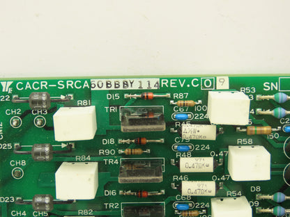 Yaskawa CACR-SRCA60BBBY114 Printed Circuit Board PCB Control Interface Rev C