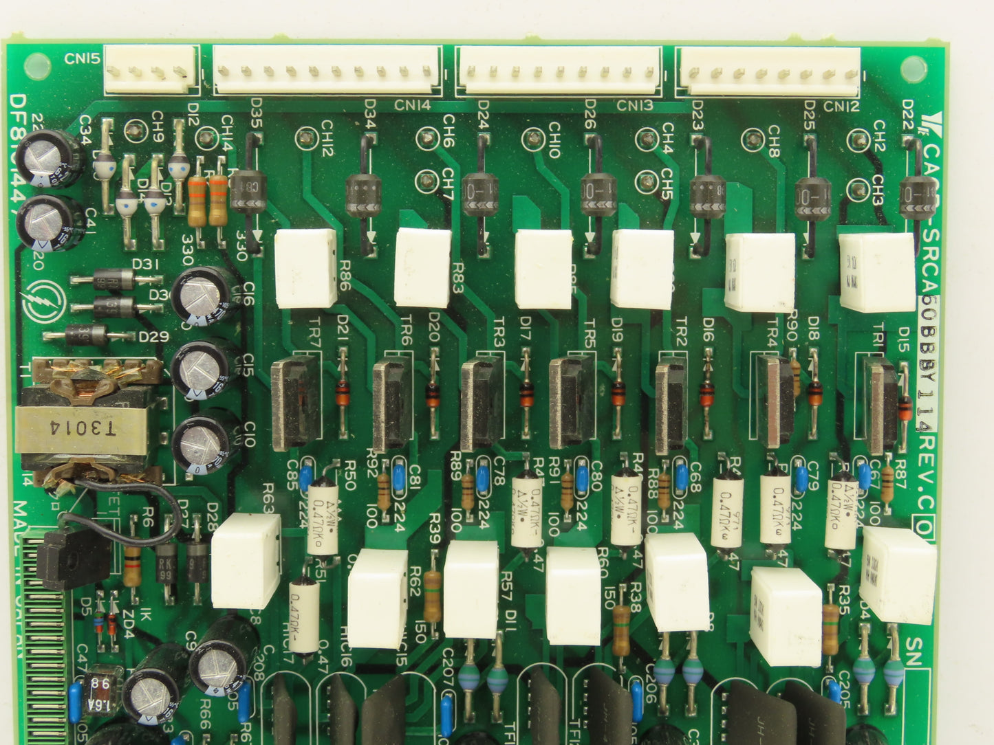 Yaskawa CACR-SRCA60BBBY114 Printed Circuit Board PCB Control Interface Rev C
