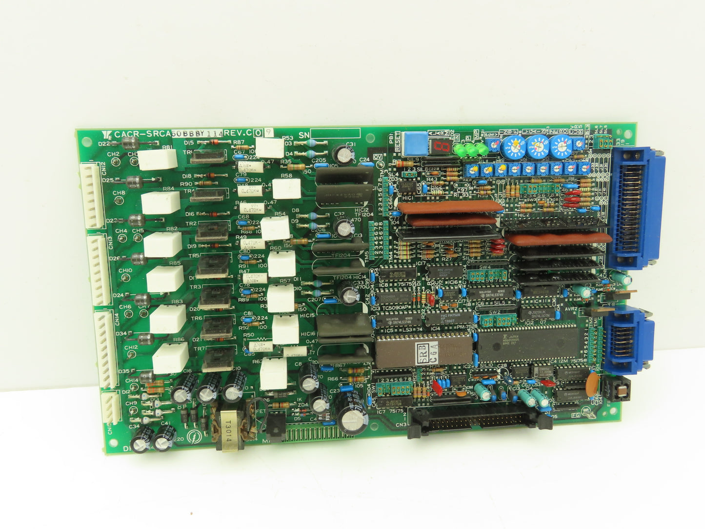 Yaskawa CACR-SRCA60BBBY114 Printed Circuit Board PCB Control Interface Rev C