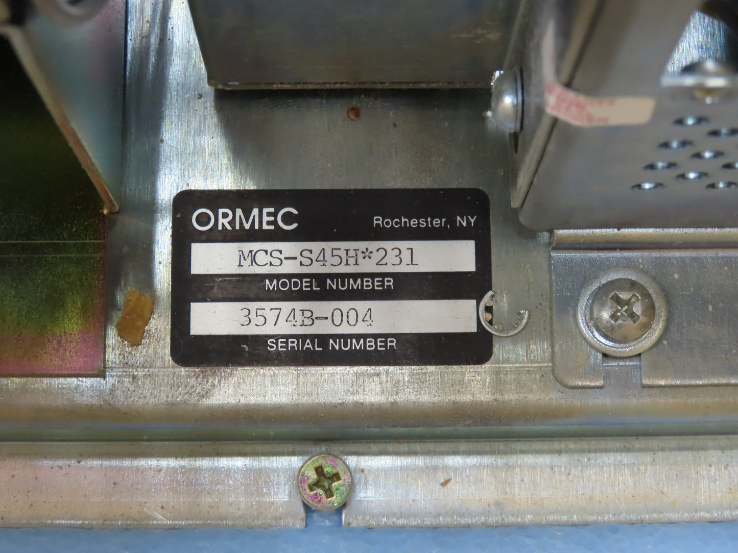Ormec MCS-S45H*231 AC Servo Motor Drive Controller Helical Chopper