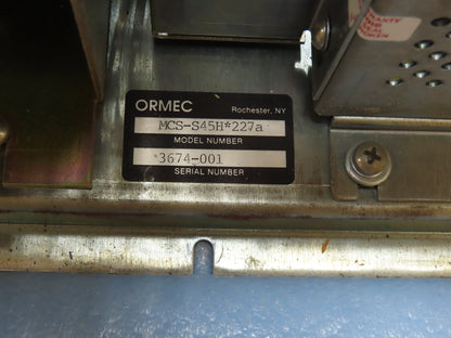 Ormec MCS-S45H*227A AC Servo Motor Drive Controller Helical Chopper