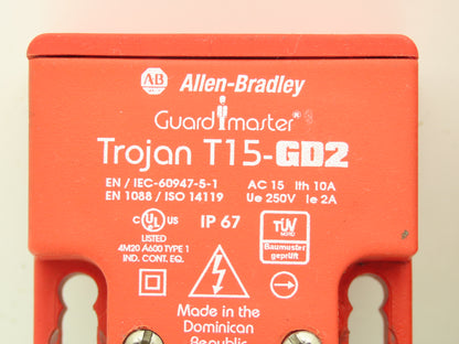 Allen Bradley 440K-T11287 Trojan T15-GD2 Guardmaster Safety Switch Lot of 2