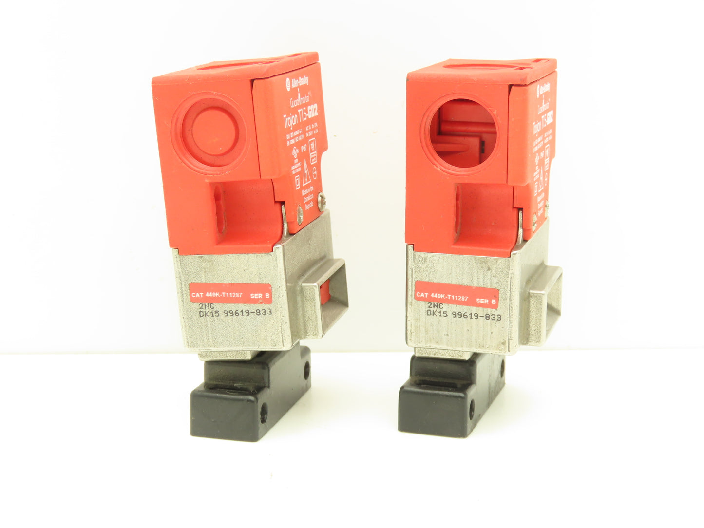 Allen Bradley 440K-T11287 Trojan T15-GD2 Guardmaster Safety Switch Lot of 2