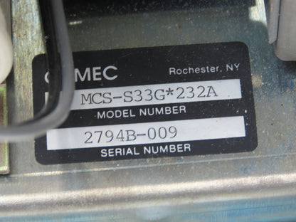 Ormec MCS-S33G*232A AC Servo Motor Drive Controller Helical Chopper