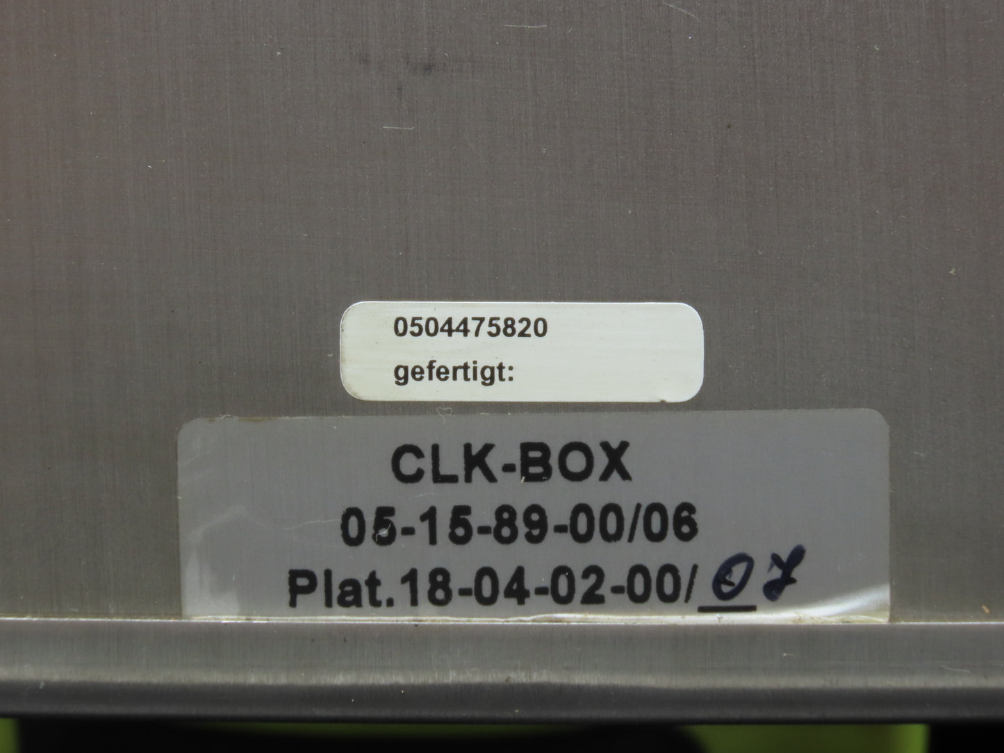 Trumpf 05-15-89-00/06 CLK-BOX Control Module For Laser Pump & Valve