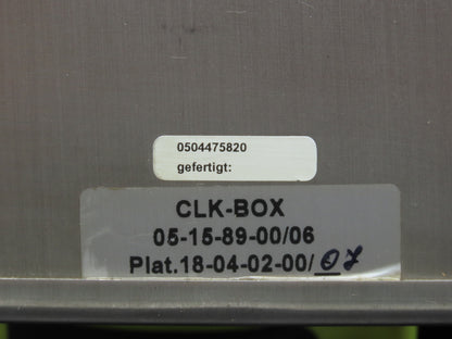 Trumpf 05-15-89-00/06 CLK-BOX Control Module For Laser Pump & Valve