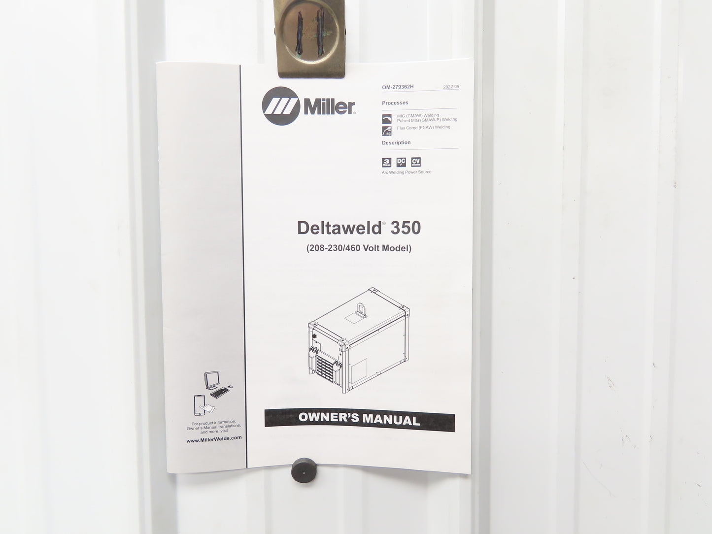 Miller Deltaweld 350 Mig Welder 350A DC Arc 208/230/460VAC Power Unit
