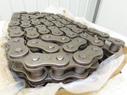 Tsubaki RS140-3-RP 3 Strand Roller Chain 1-3/4" Pitch Riveted 1" Roller 10 Feet