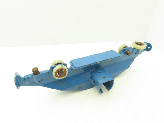 Gorbel S250 Overhead Bridge Crane End Truck for S500 Runway *Missing 2 Wheels*