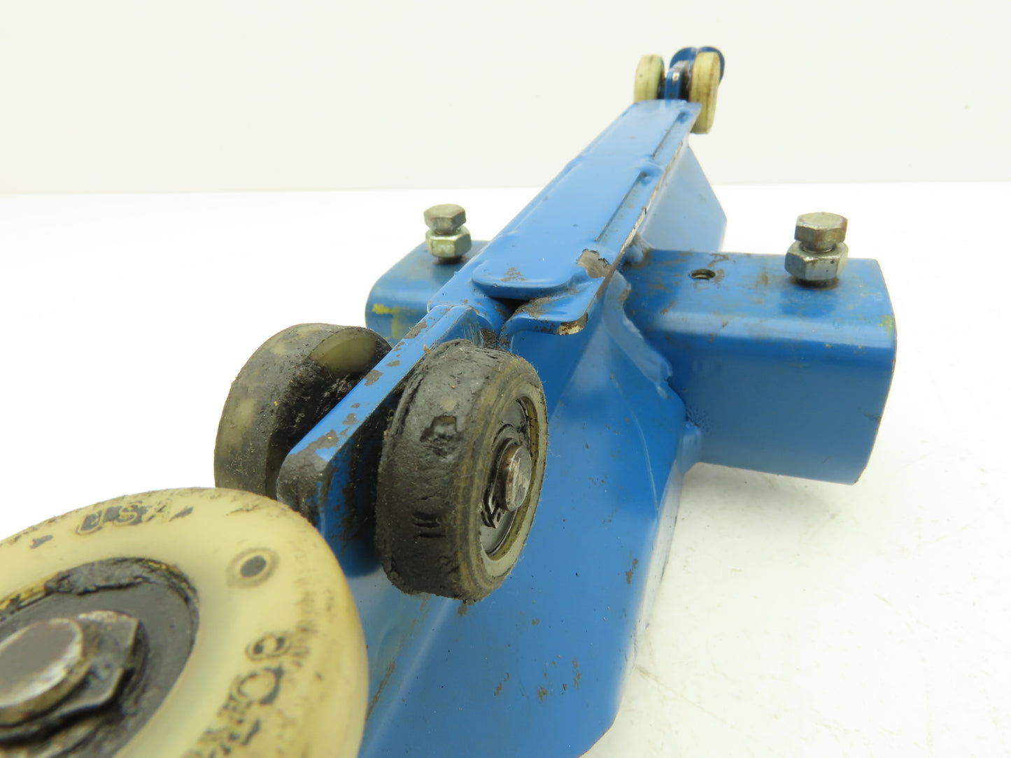 Gorbel S250 Overhead Bridge Crane End Truck for S250 Runway *Missing Wheel*