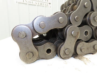 Tsubaki RS140-3-RP 3 Strand Roller Chain 1-3/4" Pitch Riveted 1" Roller 10 Feet