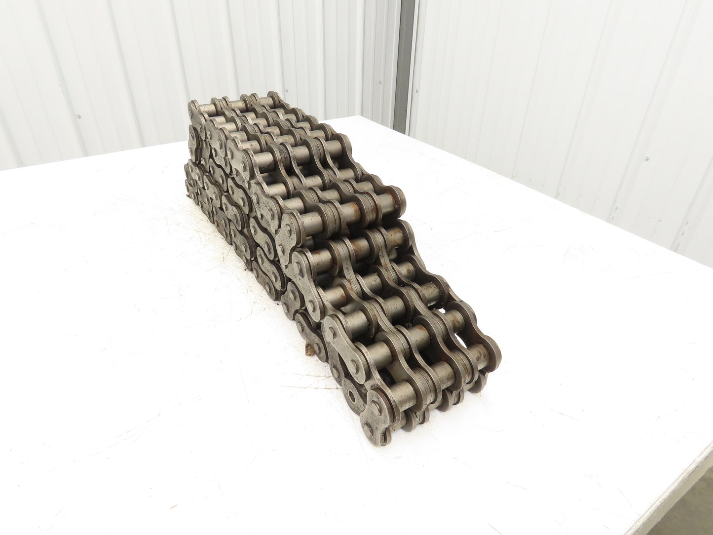 Tsubaki RS140-3-RP 3 Strand Roller Chain 1-3/4" Pitch Riveted 1" Roller 10 Feet