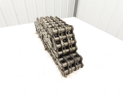 Tsubaki RS140-3-RP 3 Strand Roller Chain 1-3/4" Pitch Riveted 1" Roller 10 Feet