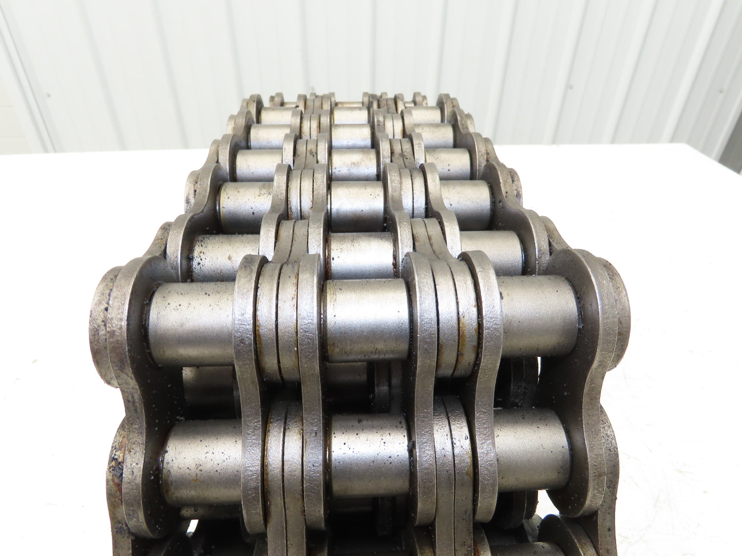 Tsubaki RS140-3-RP 3 Strand Roller Chain 1-3/4" Pitch Riveted 1" Roller 10 Feet