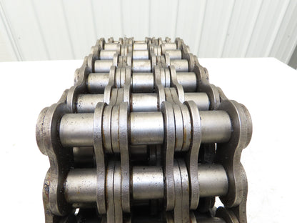 Tsubaki RS140-3-RP 3 Strand Roller Chain 1-3/4" Pitch Riveted 1" Roller 10 Feet
