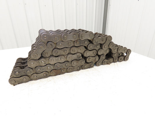 Tsubaki RS140-3-RP 3 Strand Roller Chain 1-3/4" Pitch Riveted 1" Roller 10 Feet