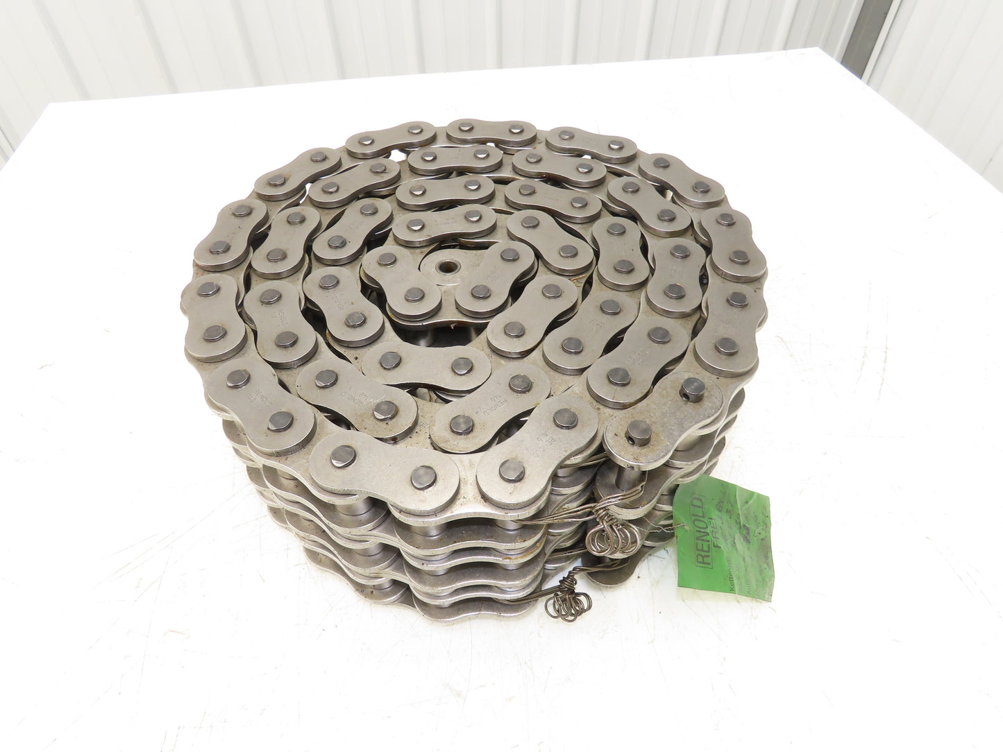 Renold 140 -3 V 3 Strand Roller Chain 1-3/4" Pitch Riveted 1" Rollers 10 Feet