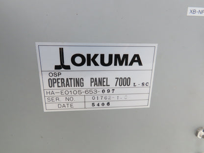 Okuma HA-E0105-653-097 OSP7000L Operating Panel 7000 Operator Interface