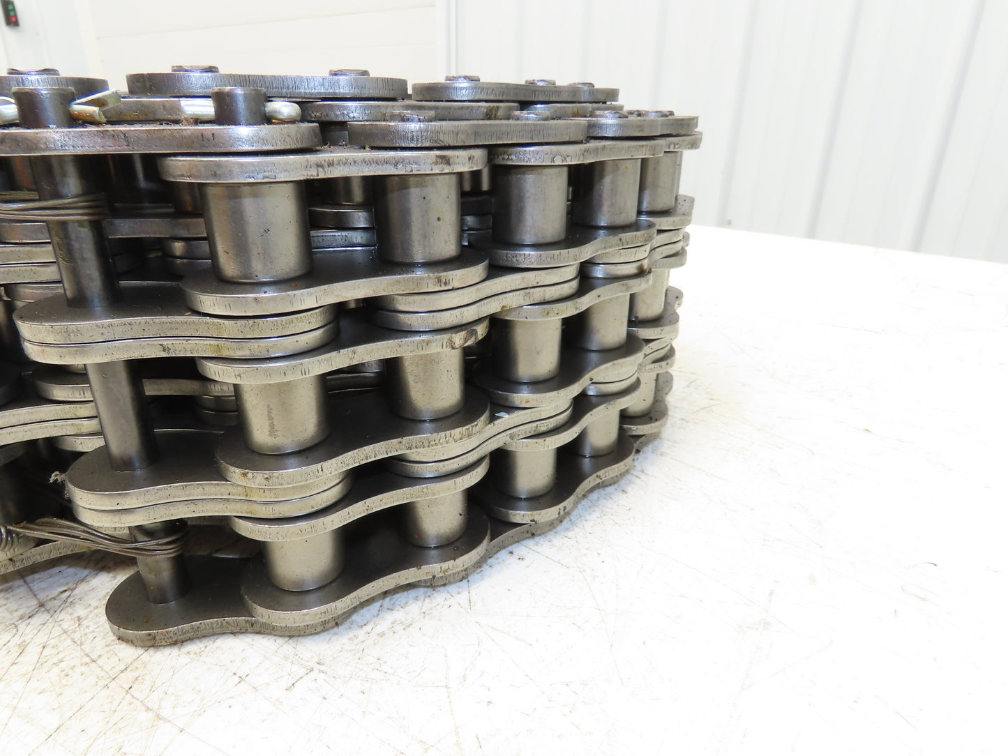 Renold 140 -3 V 3 Strand Roller Chain 1-3/4" Pitch Riveted 1" Rollers 10 Feet