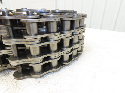 Renold 140 -3 V 3 Strand Roller Chain 1-3/4" Pitch Riveted 1" Rollers 10 Feet