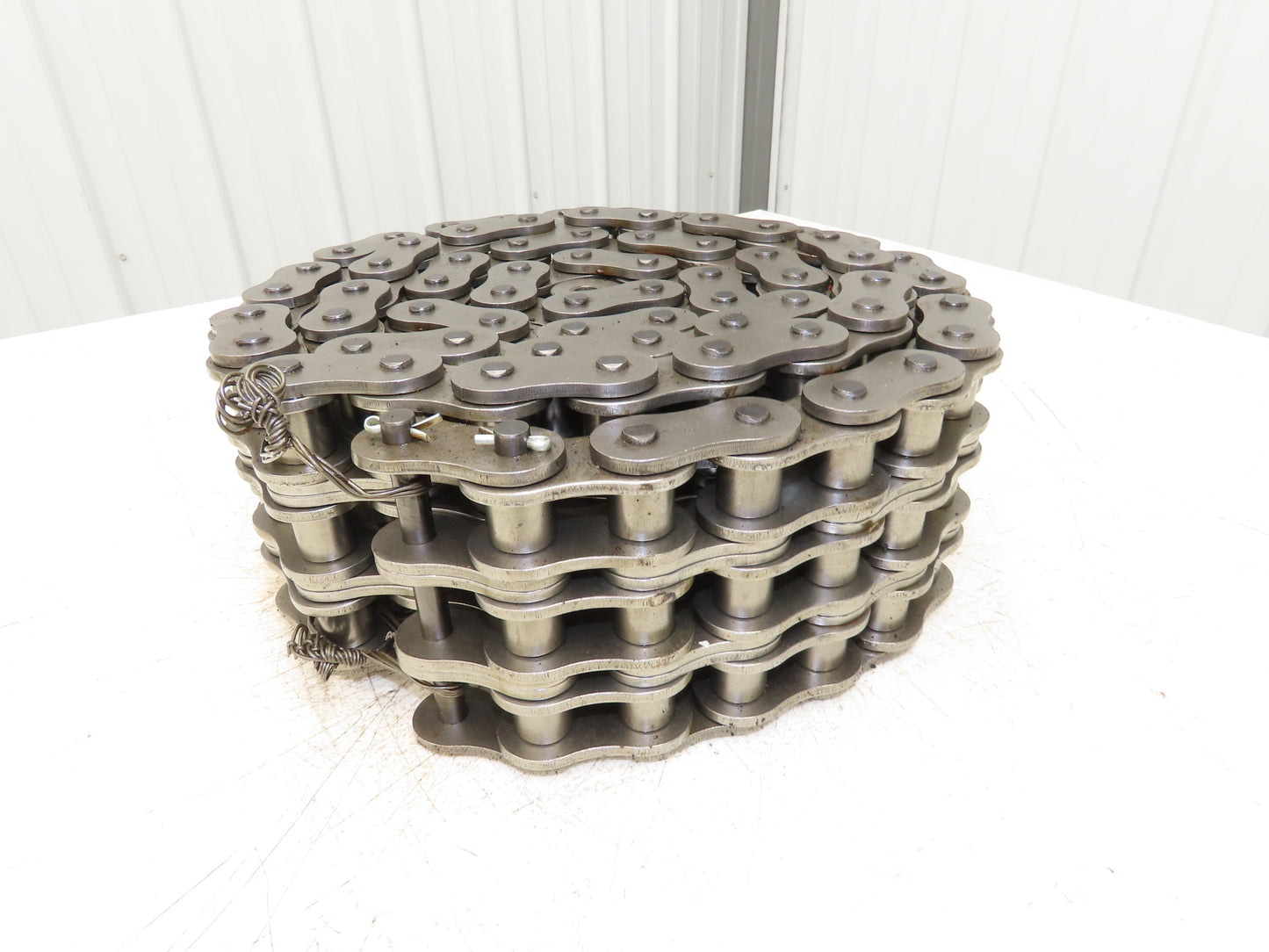 Renold 140 -3 V 3 Strand Roller Chain 1-3/4" Pitch Riveted 1" Rollers 10 Feet