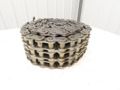 Renold 140 -3 V 3 Strand Roller Chain 1-3/4" Pitch Riveted 1" Rollers 10 Feet