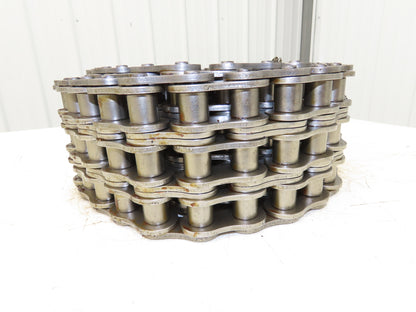 Renold 140 -3 V 3 Strand Roller Chain 1-3/4" Pitch Riveted 1" Rollers 10 Feet