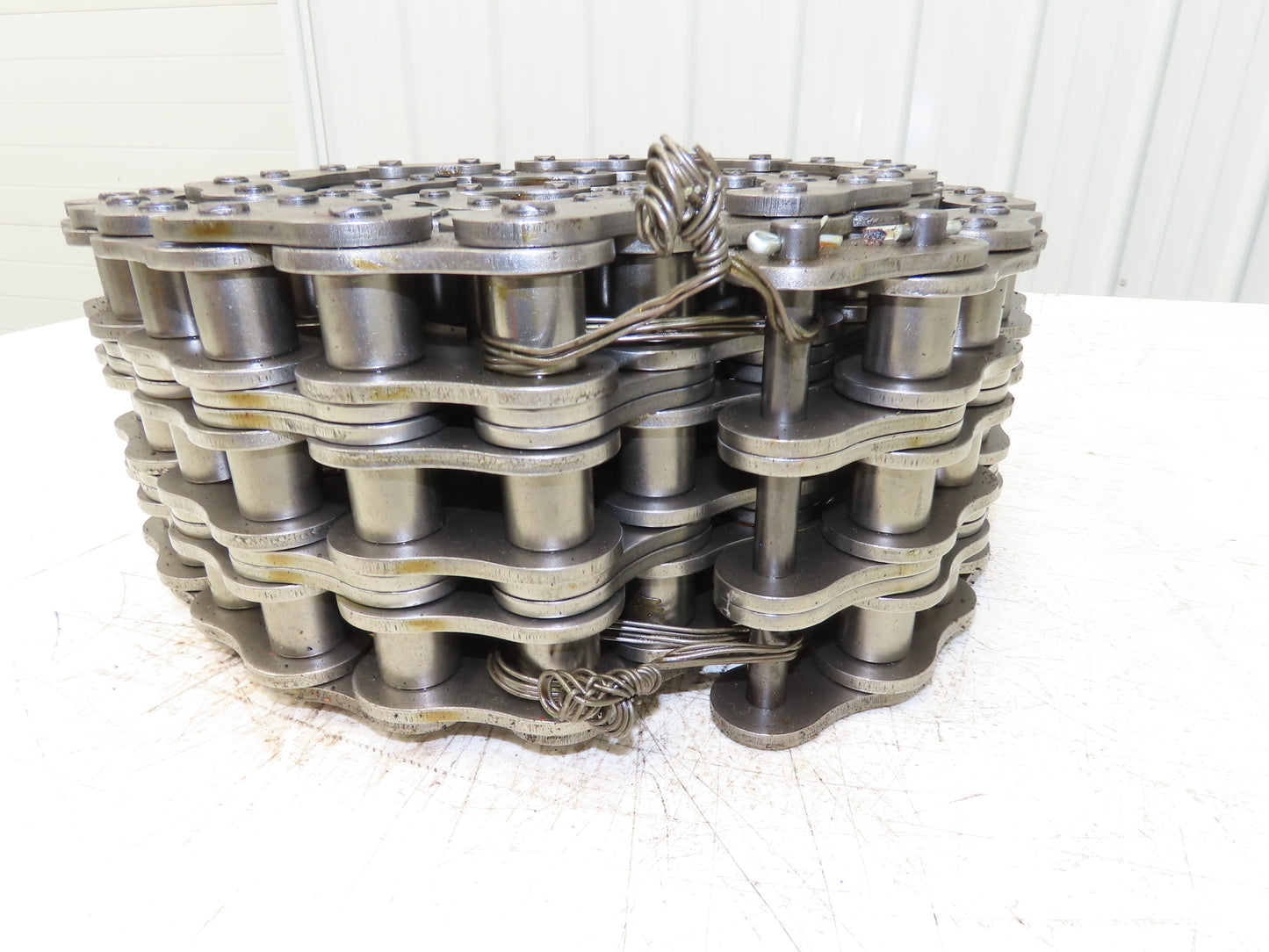 Renold 140 -3 V 3 Strand Roller Chain 1-3/4" Pitch Riveted 1" Rollers 10 Feet