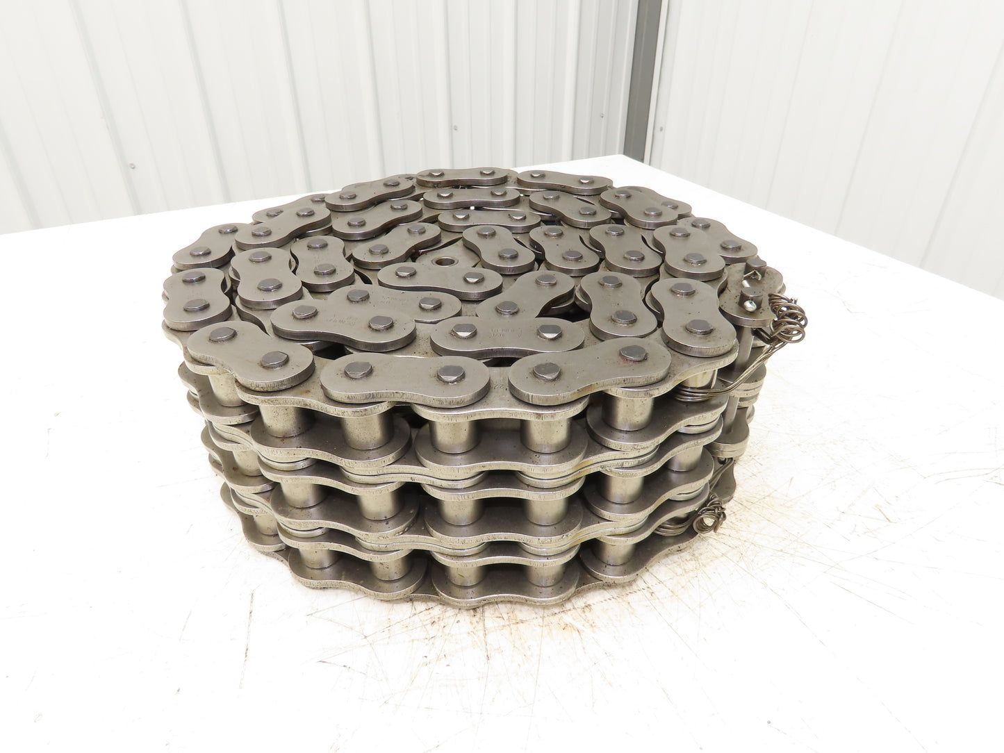 Renold 140 -3 V 3 Strand Roller Chain 1-3/4" Pitch Riveted 1" Rollers 10 Feet