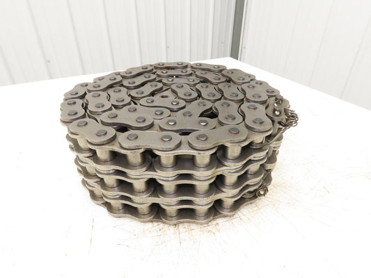 Renold 140 -3 V 3 Strand Roller Chain 1-3/4" Pitch Riveted 1" Rollers 10 Feet