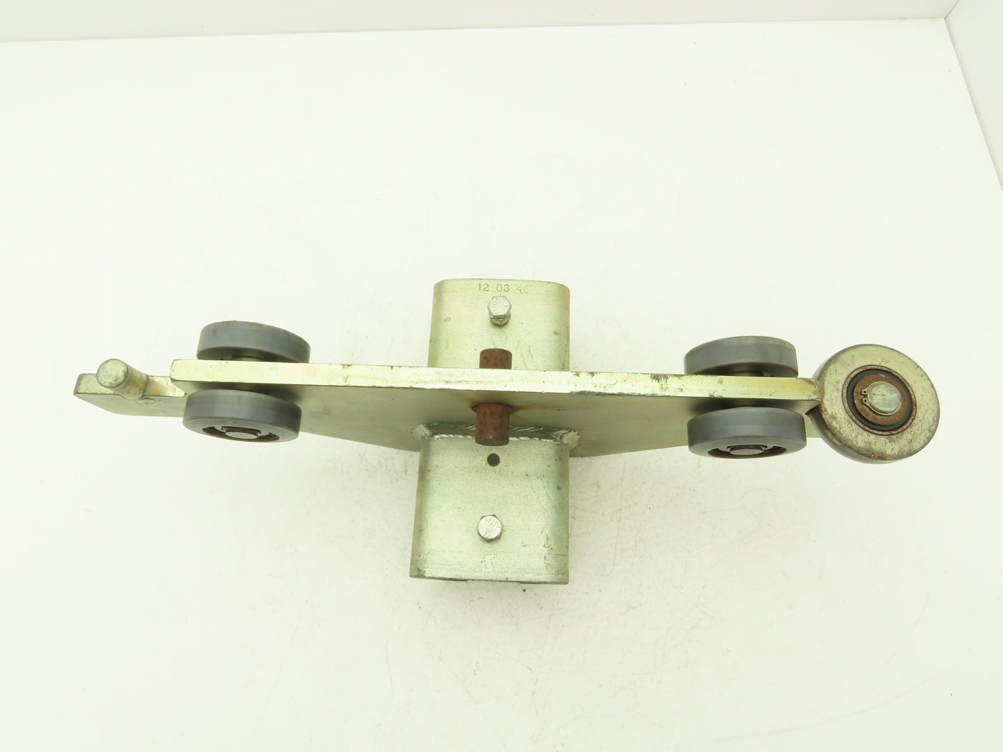 Spanco 1000Lb 1/2 Ton Overhead Bridge Crane End Truck  *Missing Wheel*