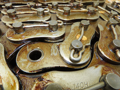 Allied Locke 140H-XDO-3CP 3 Strand Roller Chain 1-3/4" Pitch 1" Rollers 10 Feet