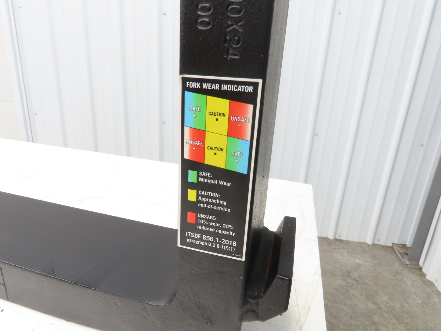 AMH3300X24 4x42" Class 2 Steel Forklift Forks 16" Carriage 1-Pair 1520X600