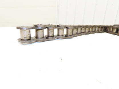 RS100 Roller Chain 1 Strand 1.250" Pitch 3/4" Rollers Taken From Reel 11' 6"