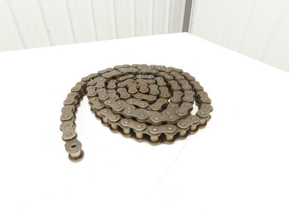 RS100 Roller Chain 1 Strand 1.250" Pitch 3/4" Rollers Taken From Reel 11' 6"