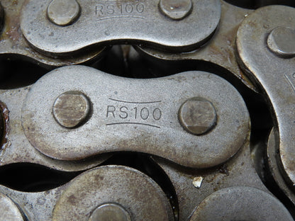RS100 Roller Chain 1 Strand 1.250" Pitch 3/4" Rollers Taken From Reel 11' 6"
