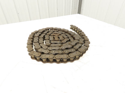 RS100 Roller Chain 1 Strand 1.250" Pitch 3/4" Rollers Taken From Reel 11' 6"